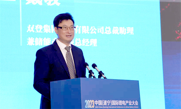 雙登集團(tuán)股份有限公司總裁助理兼儲(chǔ)能產(chǎn)品線總經(jīng)理戴駿：高原長(zhǎng)時(shí)新能源專用儲(chǔ)能系統(tǒng)