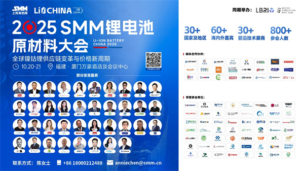 【全球鋰電精英集結(jié)廈門！】2025SMM鋰電池原材料大會(huì)重磅來襲：解碼鎳鈷鋰供應(yīng)鏈變革與價(jià)格新周期